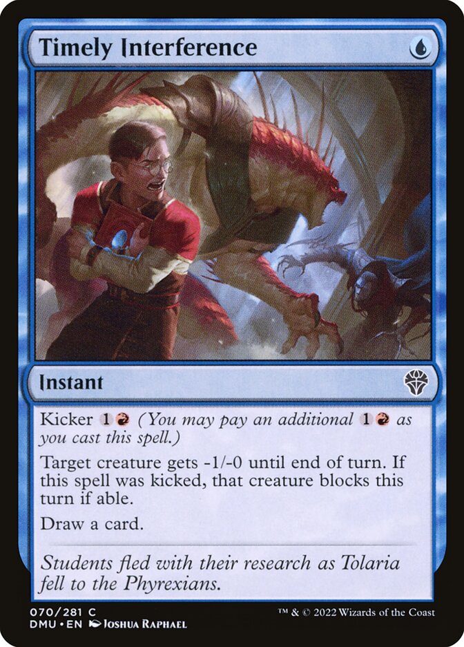 Timely Interference card front
