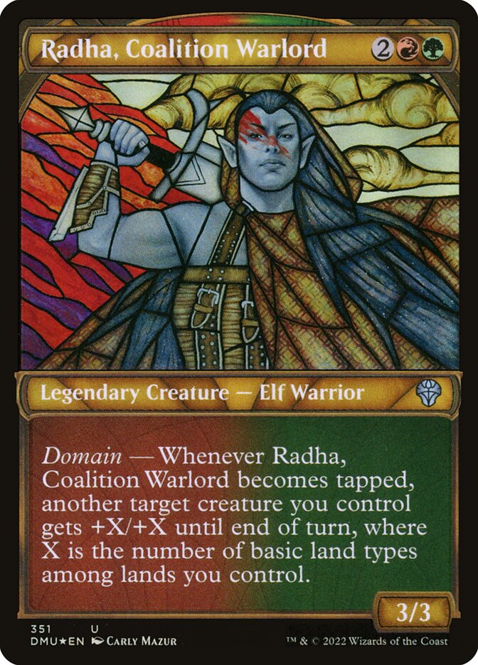 Radha, Coalition Warlord card front