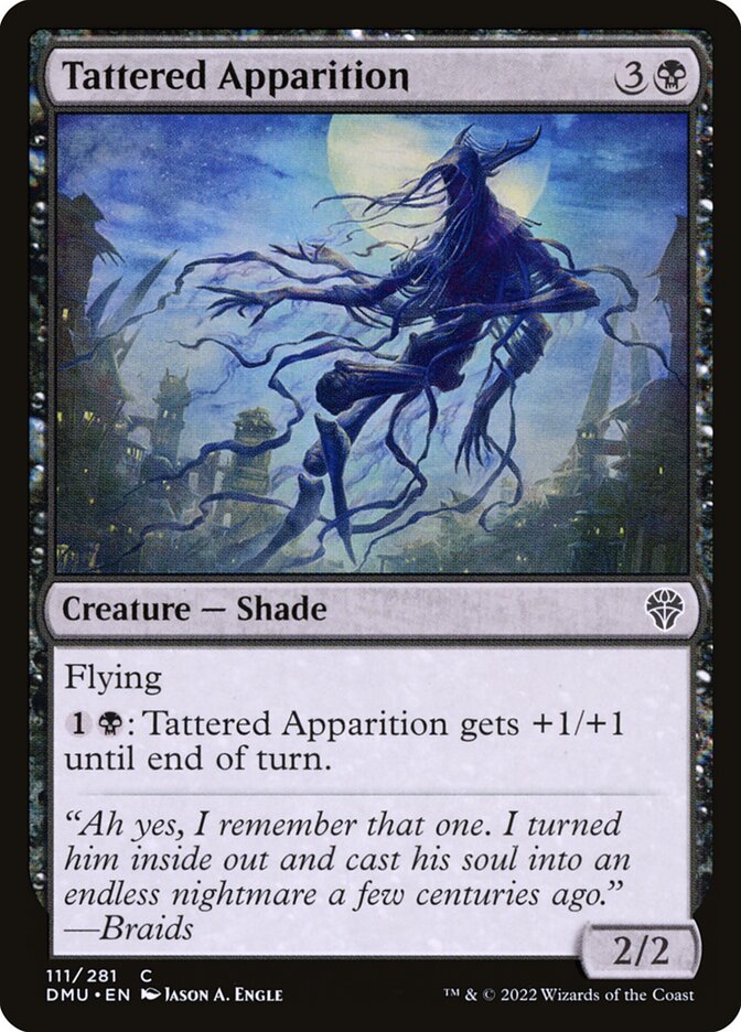 Tattered Apparition card front
