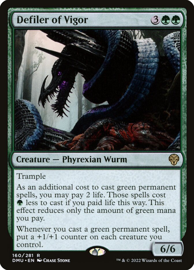 Defiler of Vigor card front