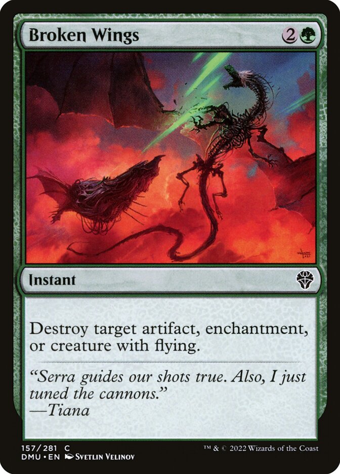 Broken Wings card front