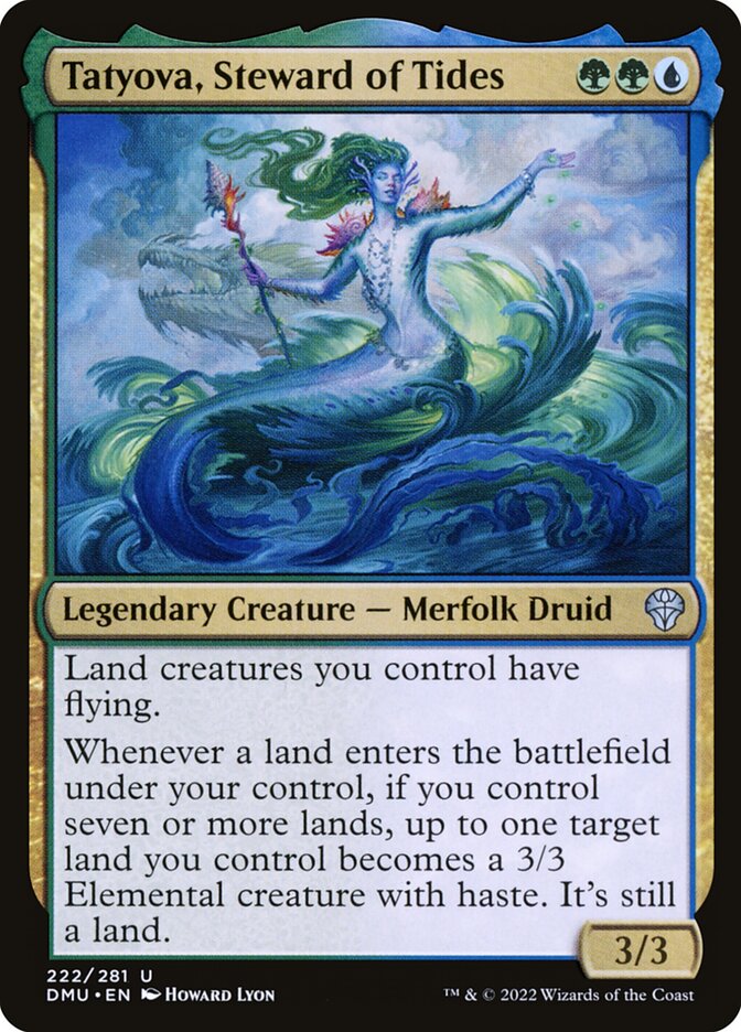 Tatyova, Steward of Tides card front