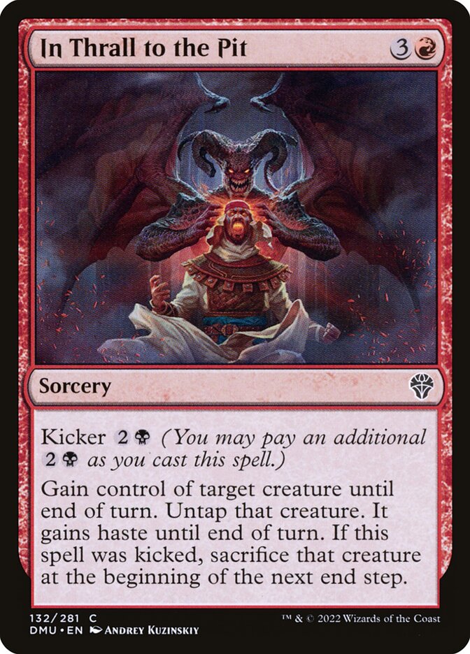 In Thrall to the Pit card front