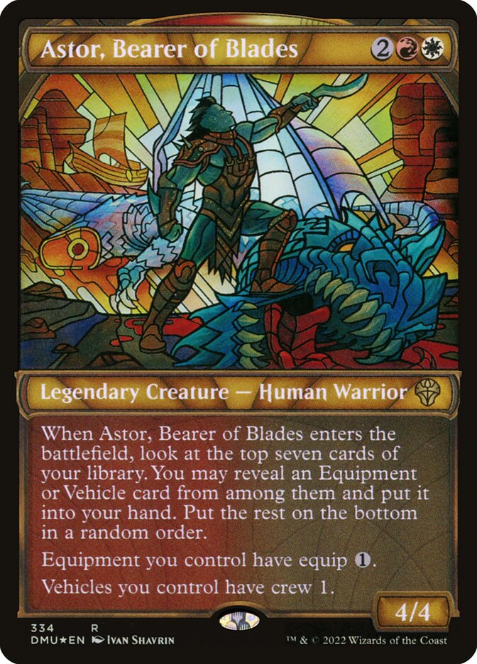 Astor, Bearer of Blades card front