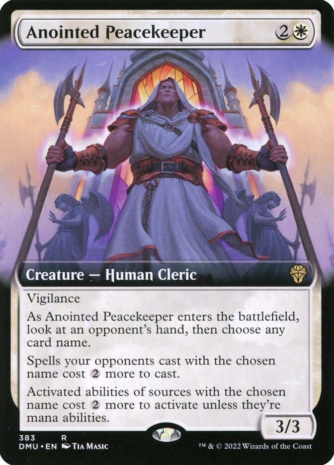 Anointed Peacekeeper card front