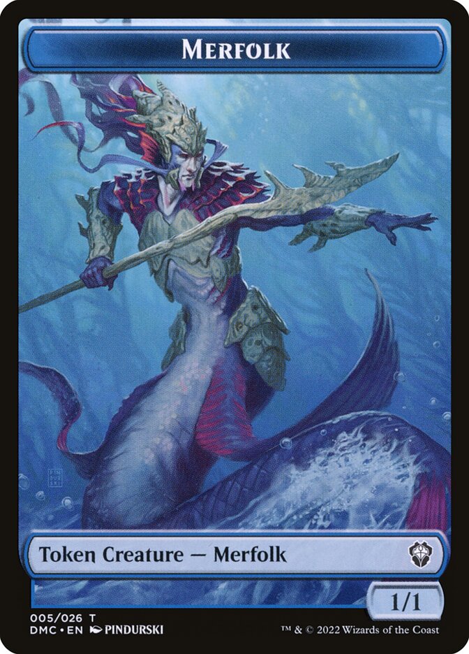Merfolk card front