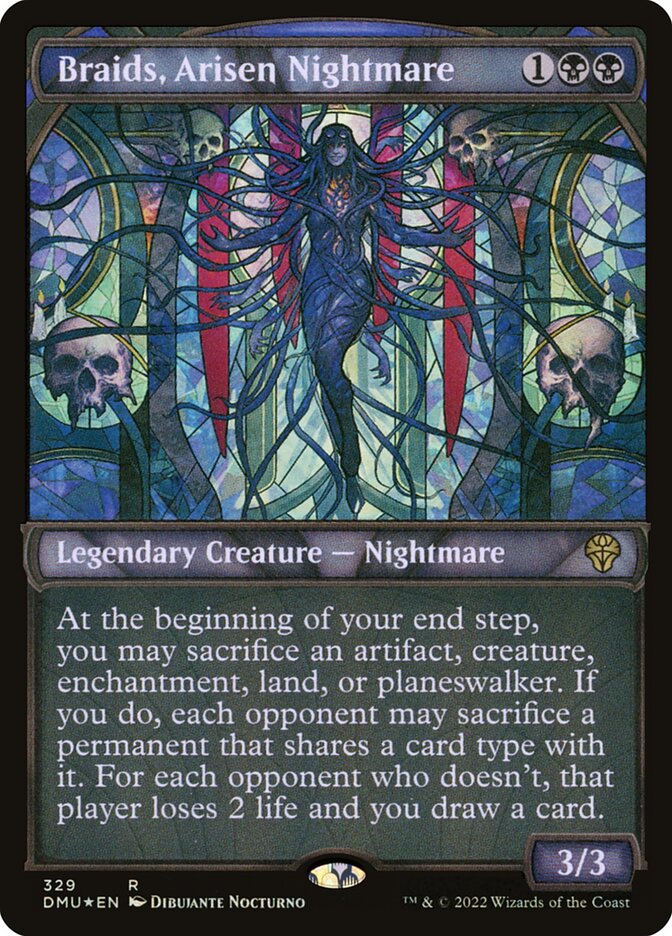 Braids, Arisen Nightmare card front