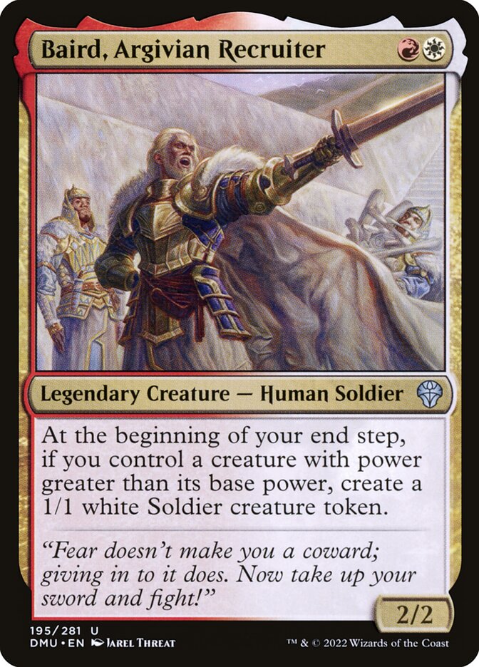Baird, Argivian Recruiter card front