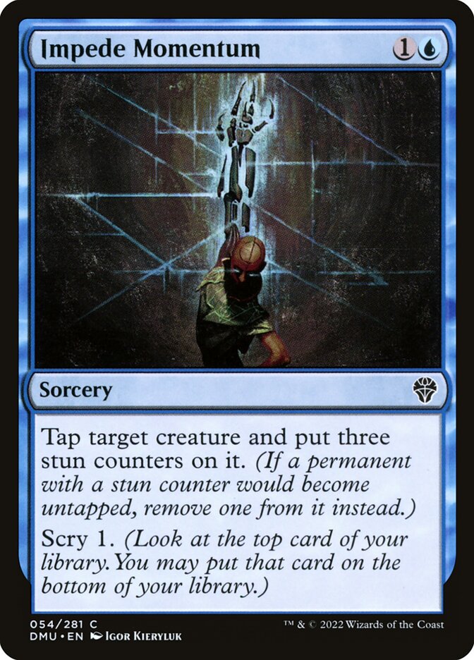 Impede Momentum card front