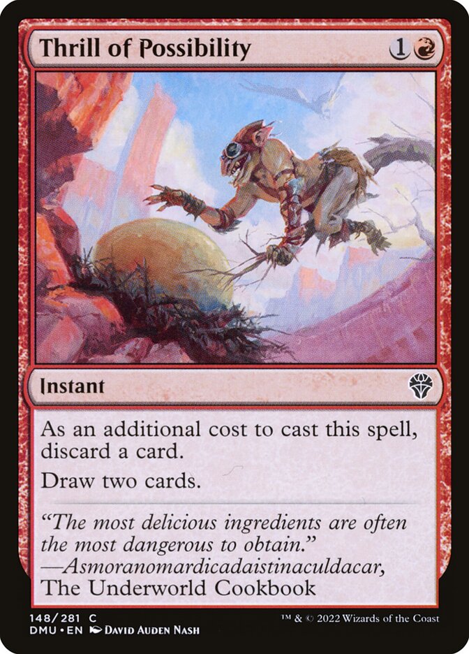 Thrill of Possibility card front