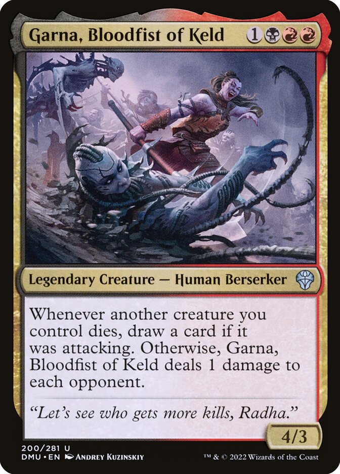 Garna, Bloodfist of Keld card front