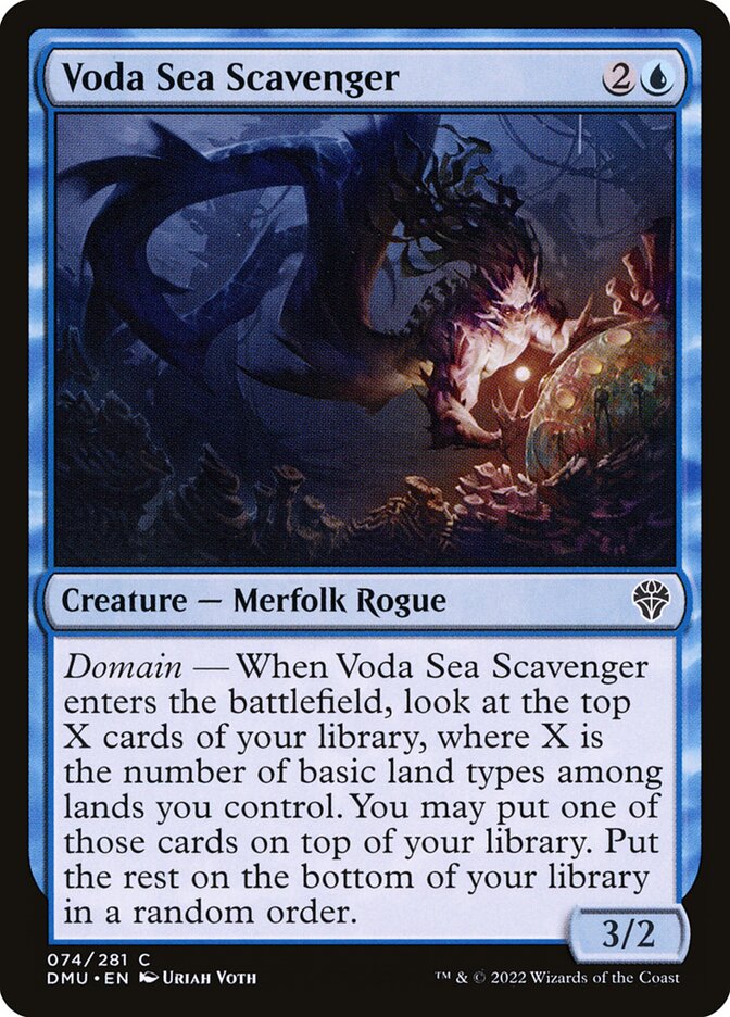 Voda Sea Scavenger card front