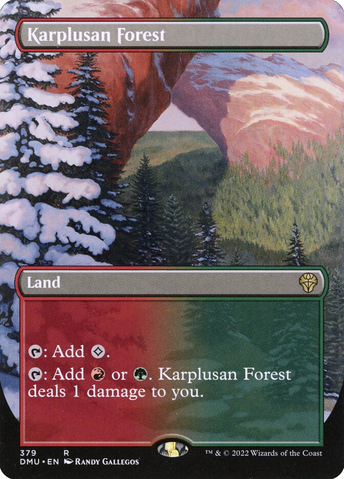 Karplusan Forest card front