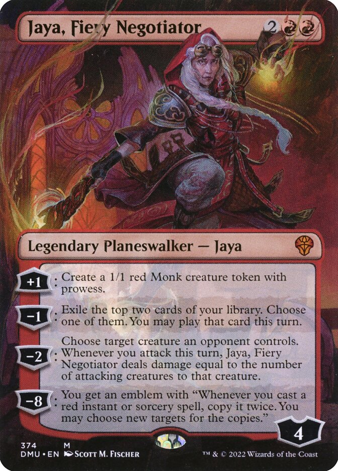 Jaya, Fiery Negotiator card front