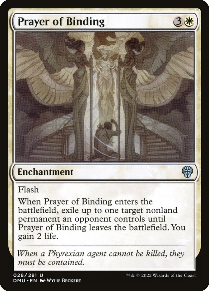 Prayer of Binding card front