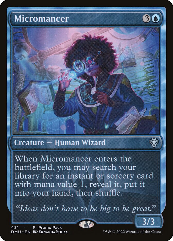 Micromancer card front