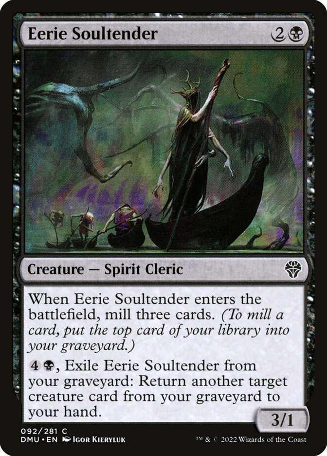 Eerie Soultender card front