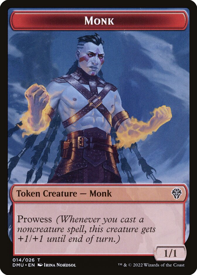 Monk card front