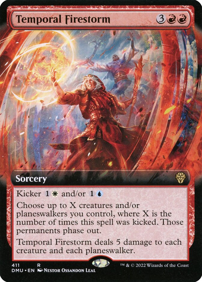 Temporal Firestorm card front