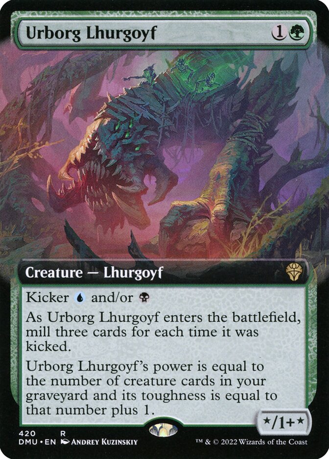 Urborg Lhurgoyf card front