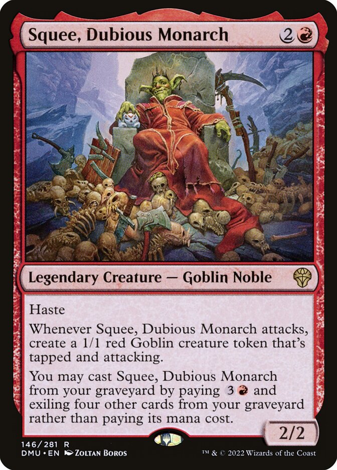 Squee, Dubious Monarch card front