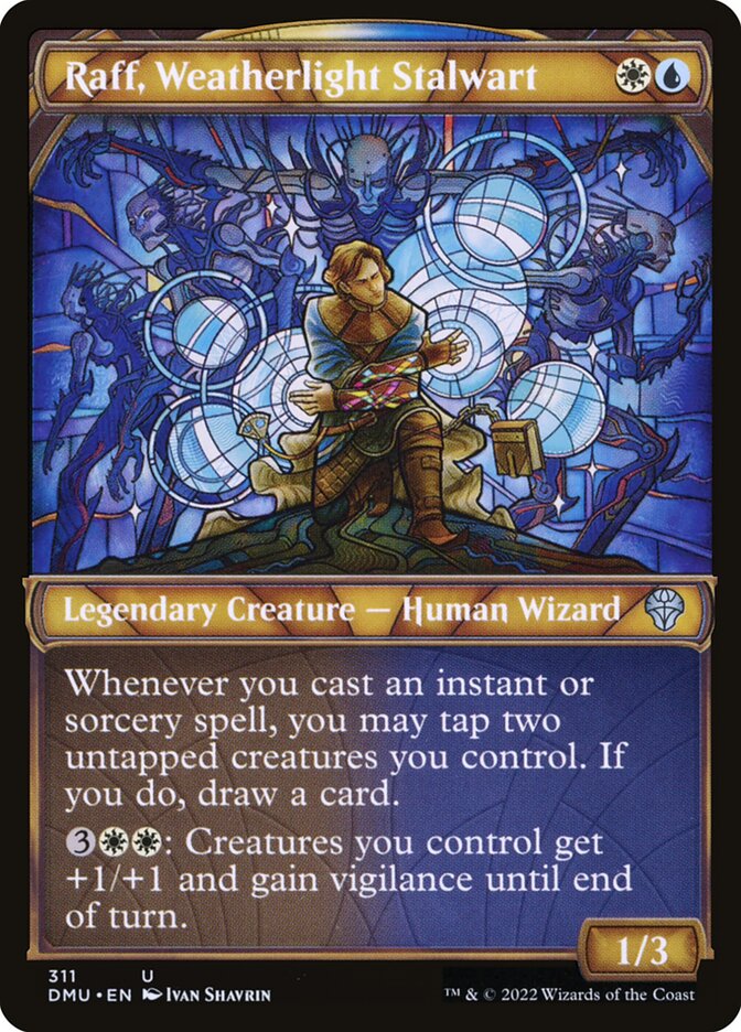 Raff, Weatherlight Stalwart card front