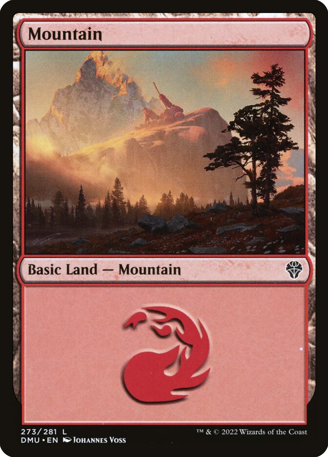 Mountain card front