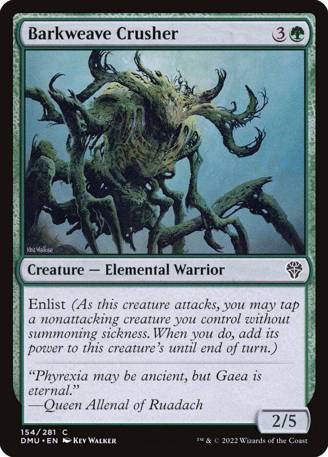 Barkweave Crusher card front