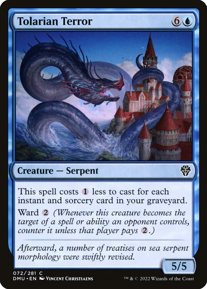 Tolarian Terror card front