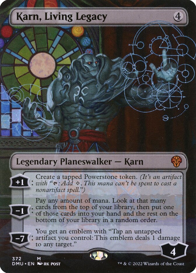Karn, Living Legacy card front