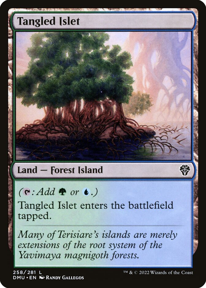 Tangled Islet card front