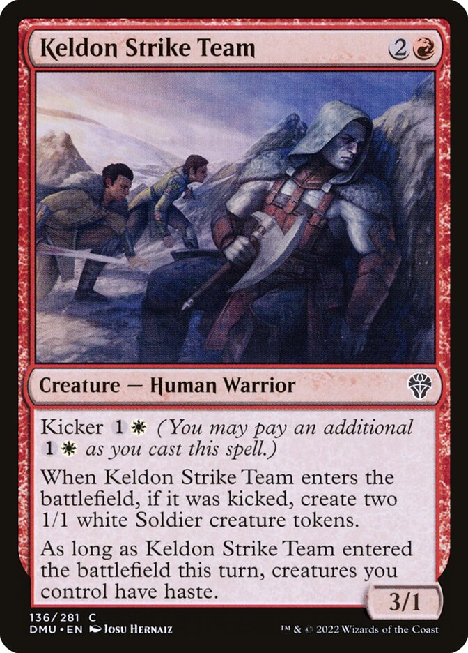 Keldon Strike Team card front