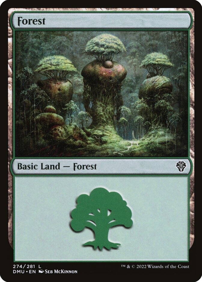 Forest card front