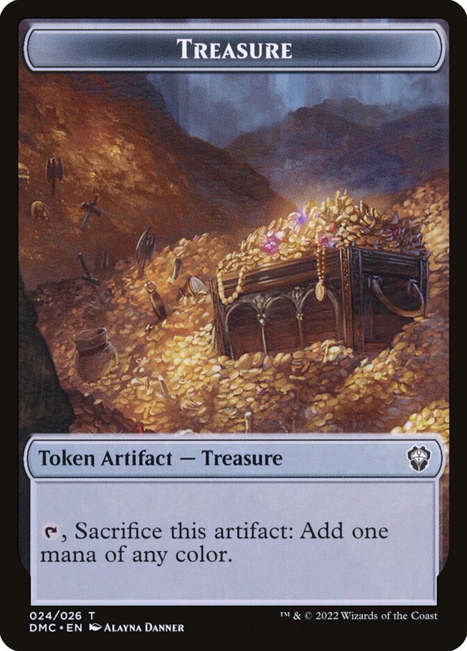Treasure card front