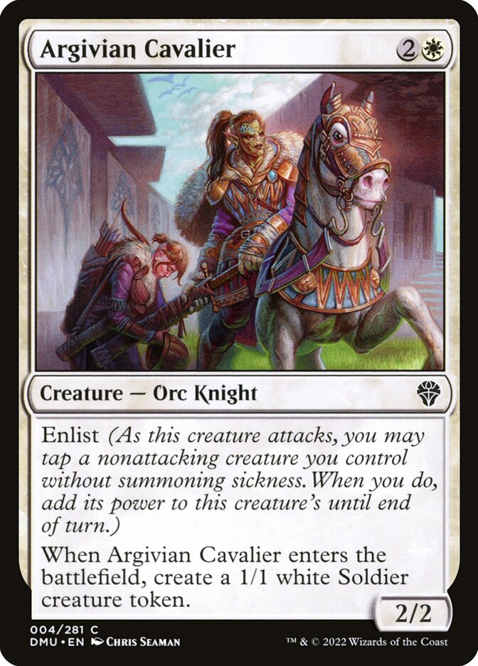 Argivian Cavalier card front