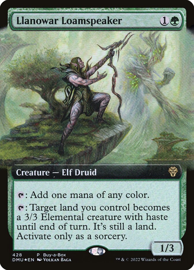 Llanowar Loamspeaker card front
