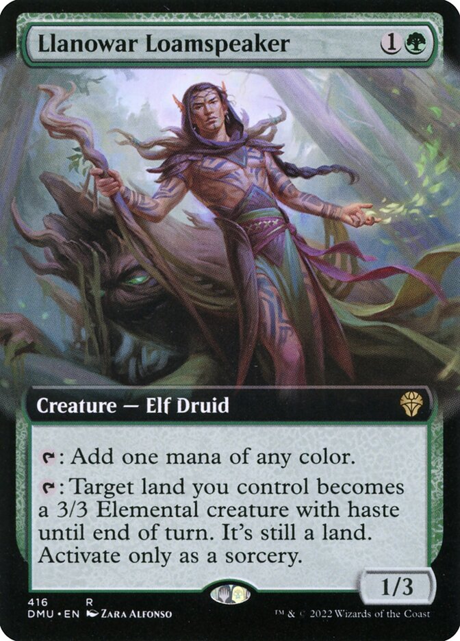 Llanowar Loamspeaker card front