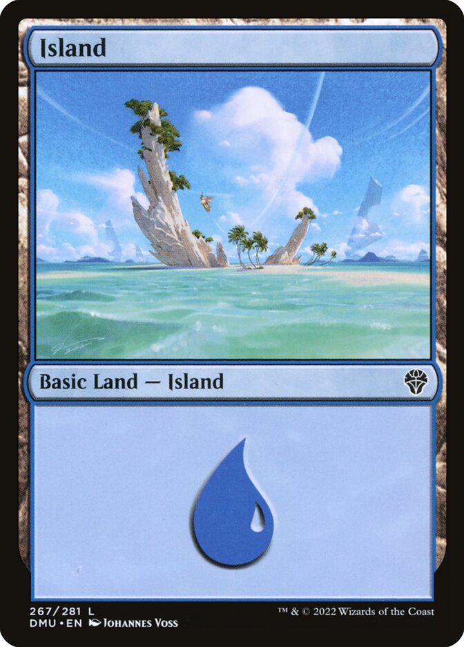 Island card front
