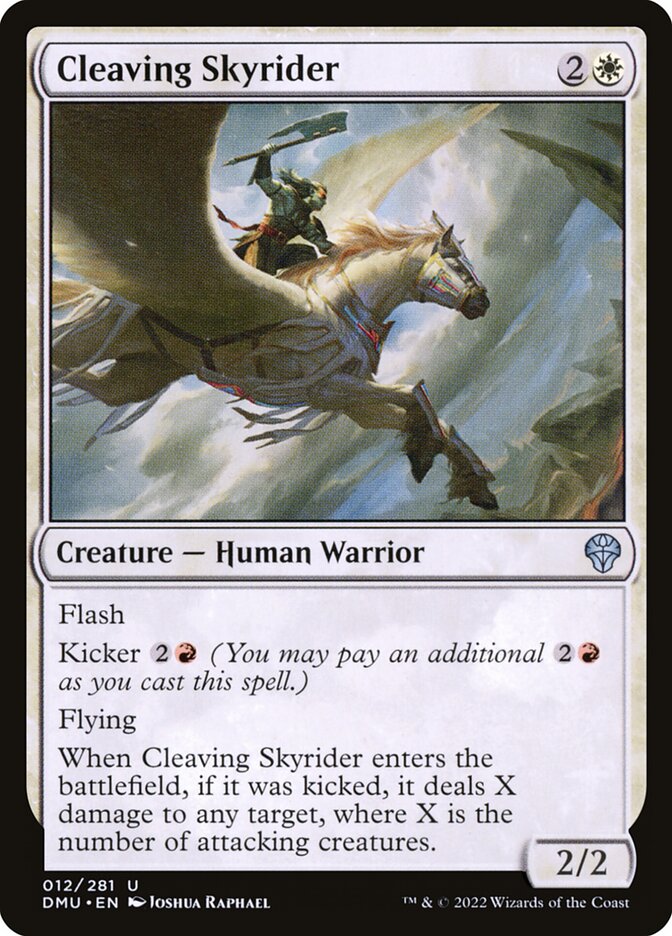 Cleaving Skyrider card front