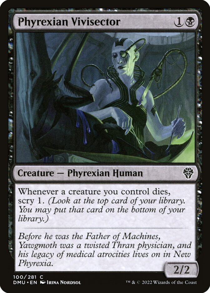 Phyrexian Vivisector card front