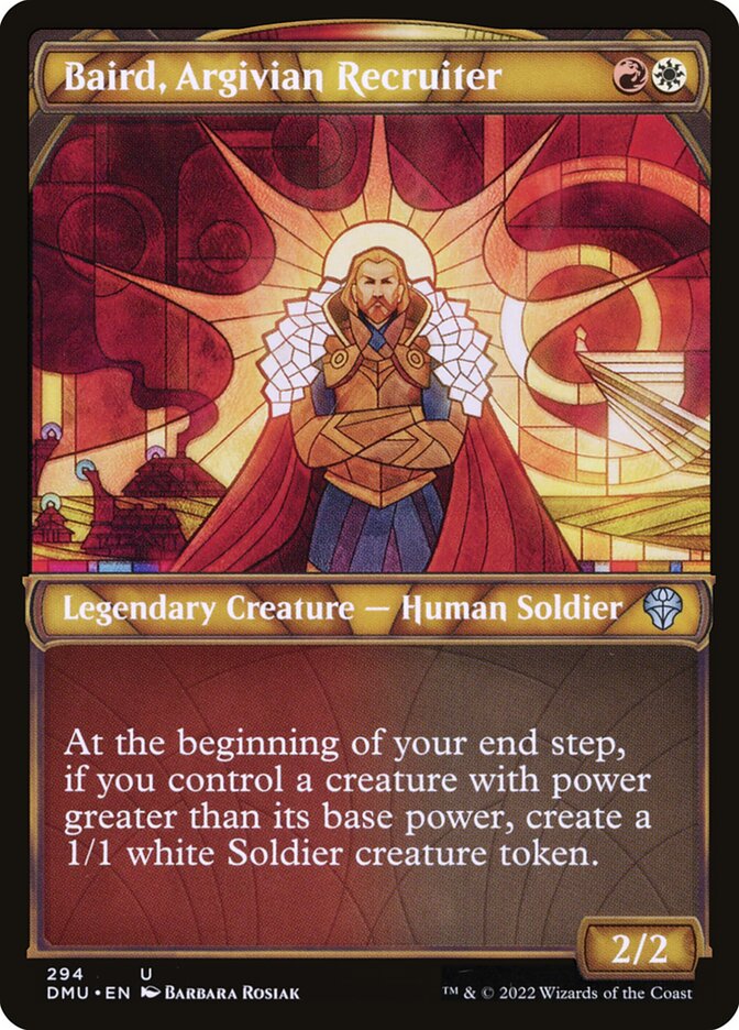 Baird, Argivian Recruiter card front