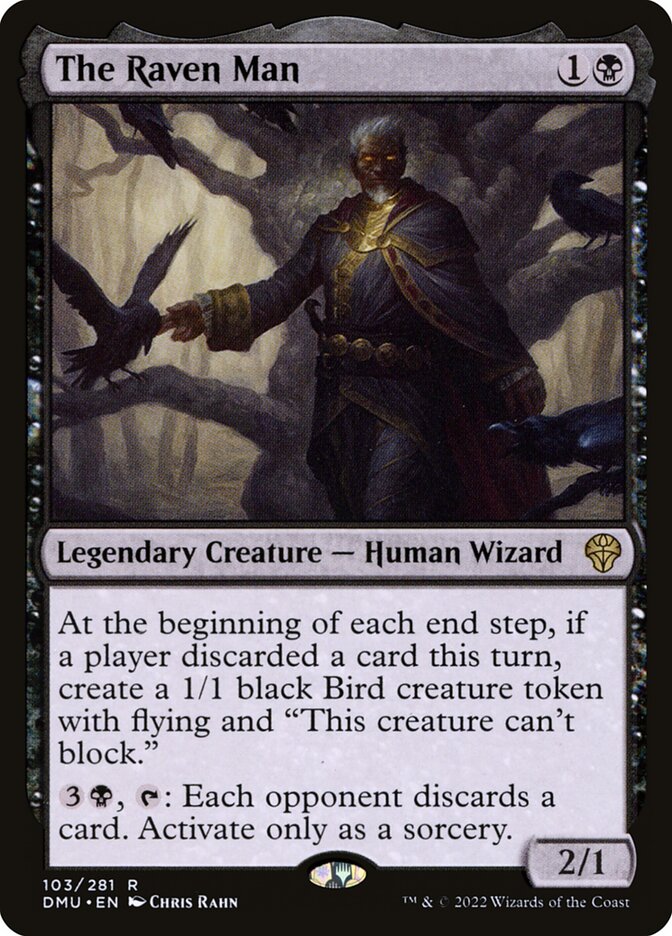 The Raven Man card front