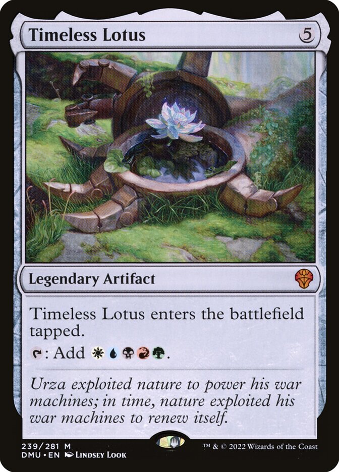 Timeless Lotus card front