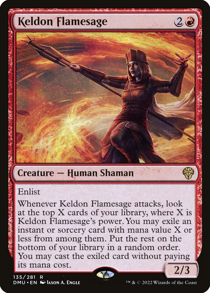 Keldon Flamesage card front