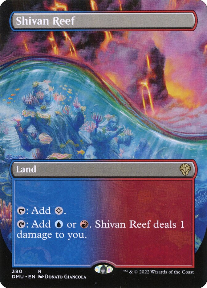 Shivan Reef card front
