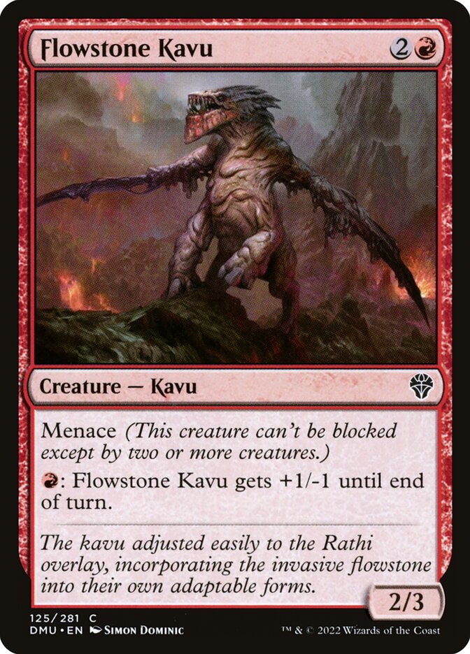 Flowstone Kavu card front