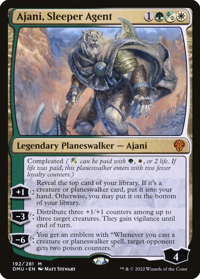 Ajani, Sleeper Agent card front