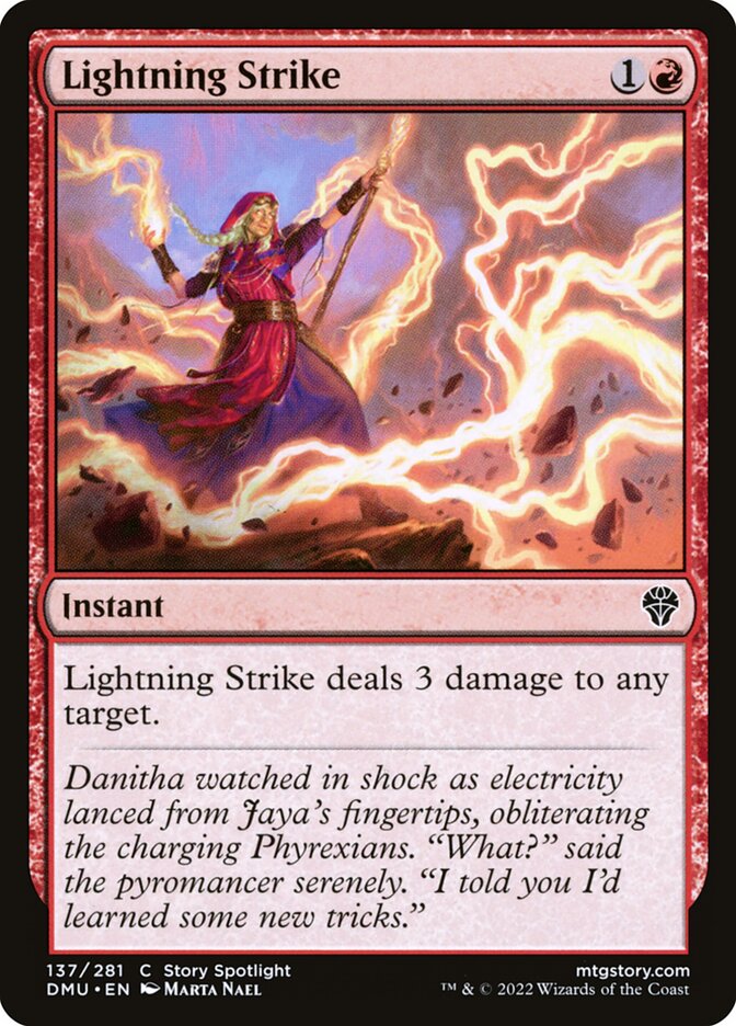 Lightning Strike card front