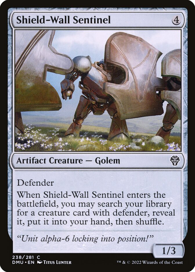 Shield-Wall Sentinel card front