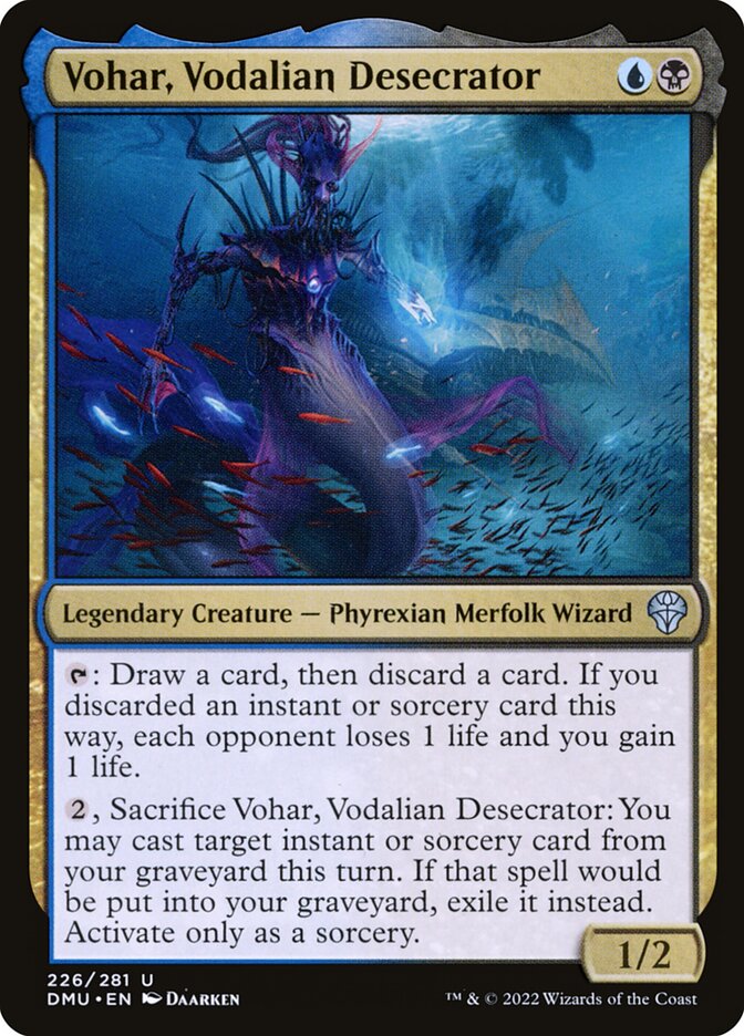 Vohar, Vodalian Desecrator card front